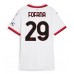 Maillot de foot AC Milan Youssouf Fofana #29 Extérieur vêtements Femmes 2024-25 Manches Courtes